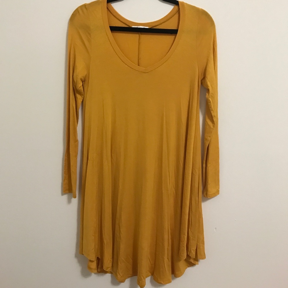 Long sleeve mini dress